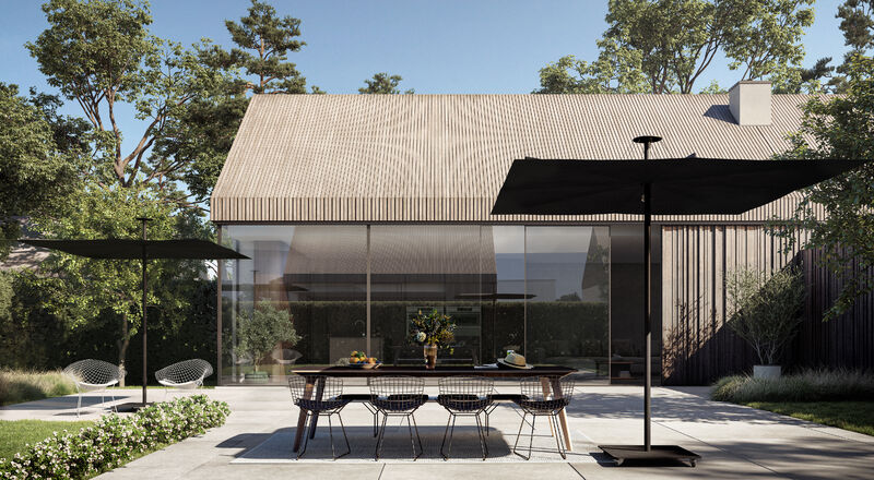 Infina stokparasol - Rond