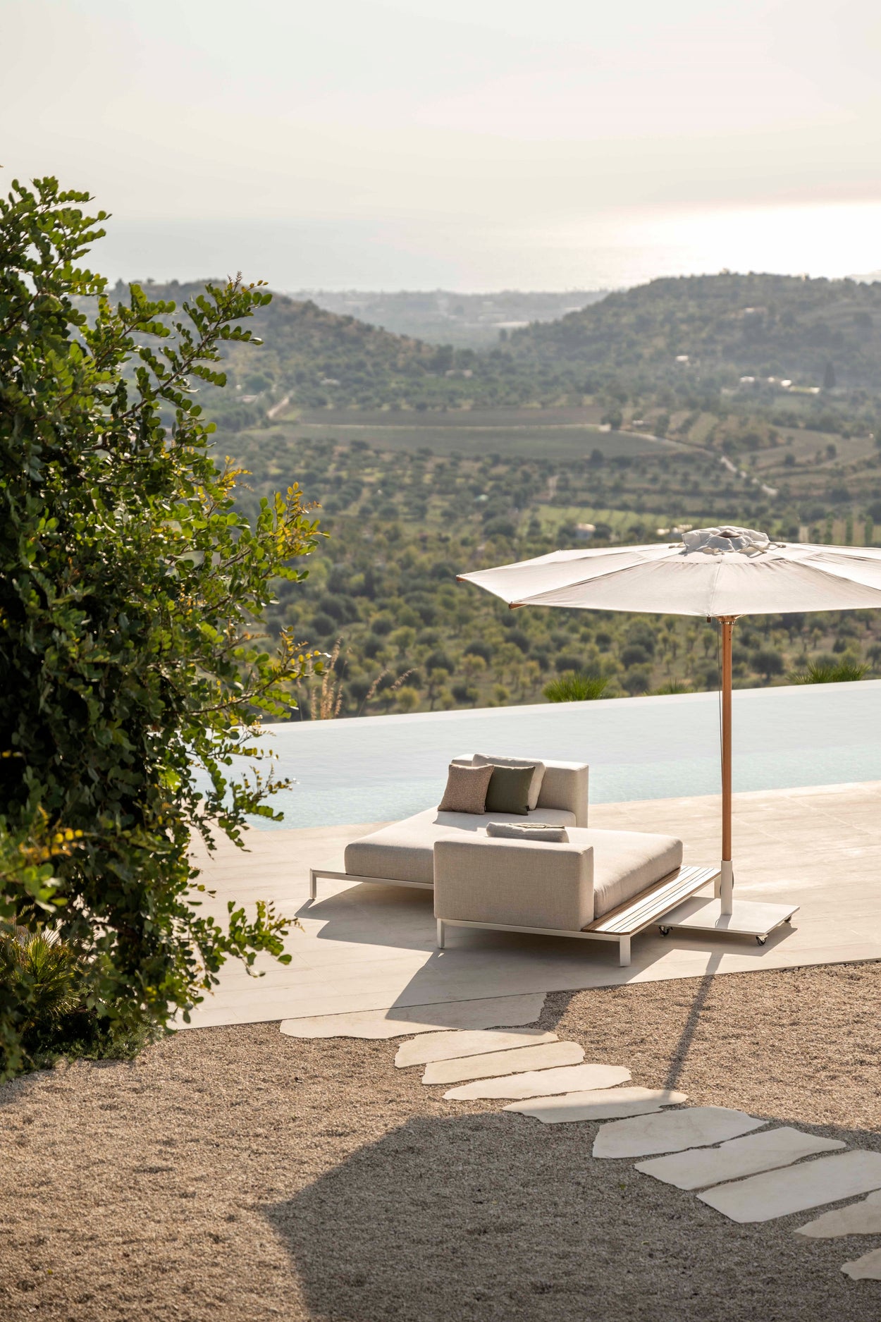 Mauroo - Chaise longue - White