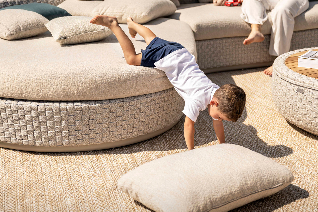 Tondo - Modular organic Sofa island - Left arm