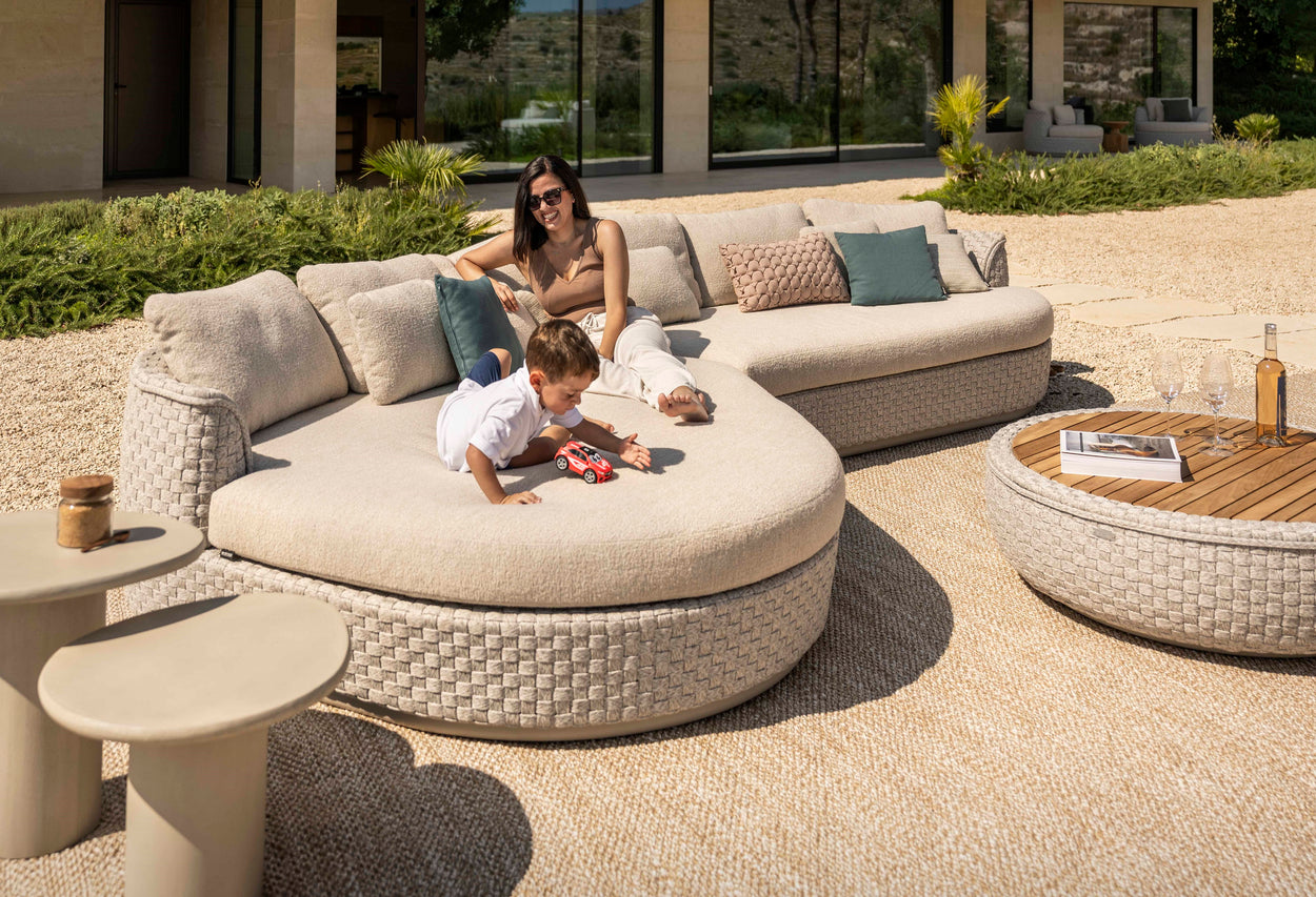 Tondo - Modular organic Sofa island - Left arm