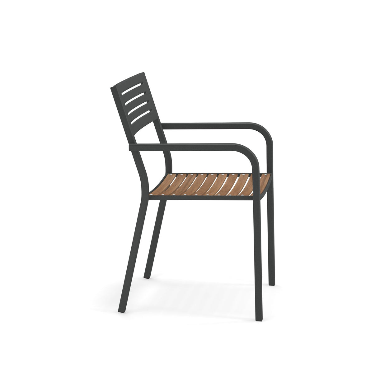 Segno armchair + teak / 2 stuks