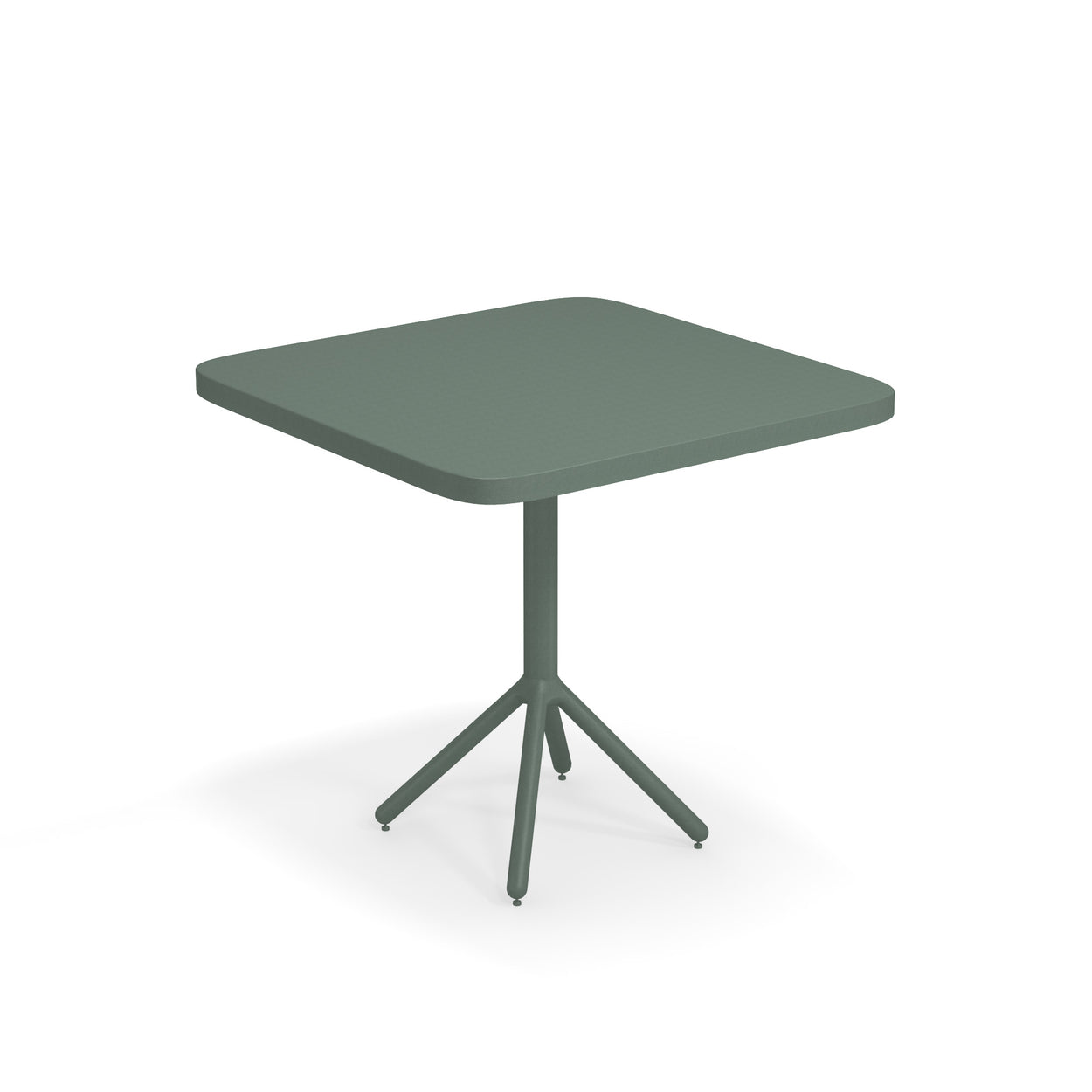 Set Grace tafel Aluminium 80x80 + 2x Café chair