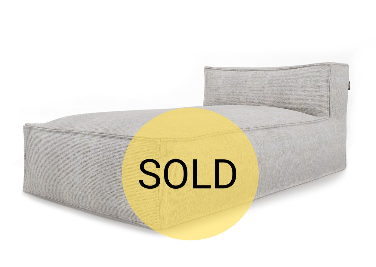 Silky Long chair, Beige out/indoor