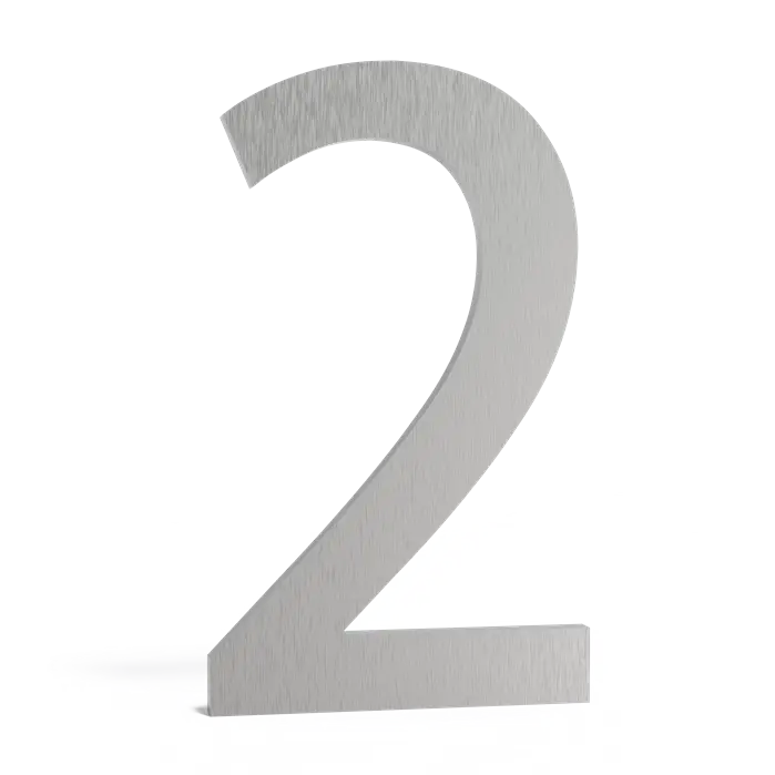 Huisnummers en letters brievenbussen - RVS