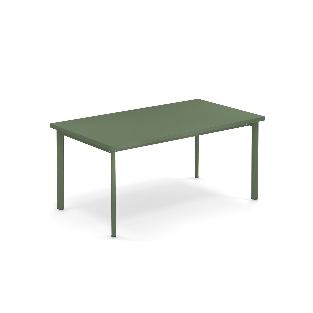 Set Star tafel 160x90 + Star chair x4 - Militairy green inclusief kussens