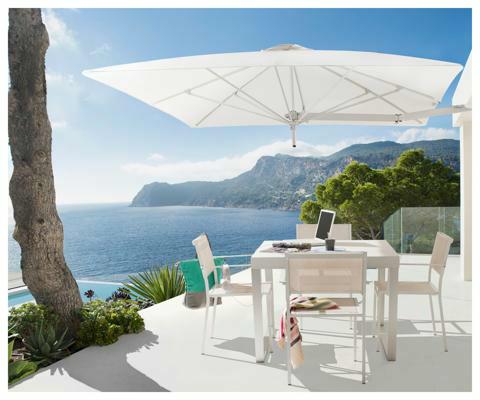 Paraflex standaard - WALL muurparasol - Vierkant