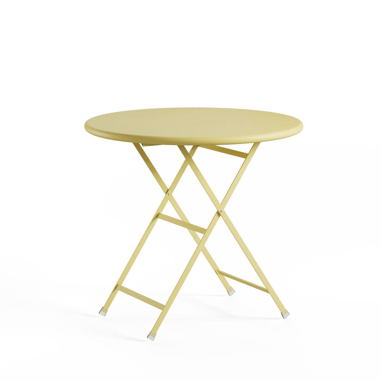 Arc-en-ciel Bistroset rond - Vanille yellow