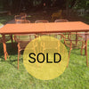 Set Plus4 tafel 220x90 verlengbaar+110, Apero chair x4 en Apero armchair x6
