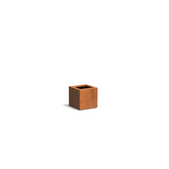 Buitenpotten Carrez standaard - Cortenstaal - vierkant