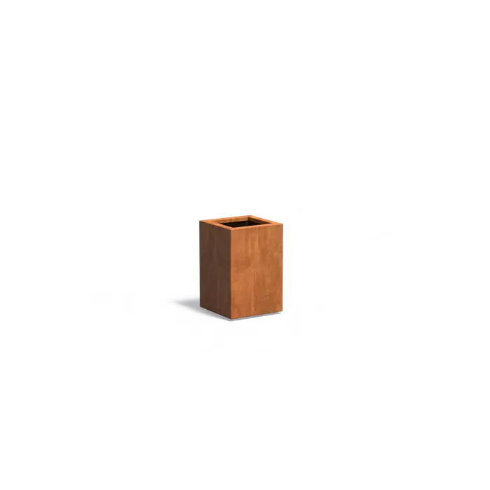 Buitenpotten Carrez standaard - Cortenstaal - vierkant