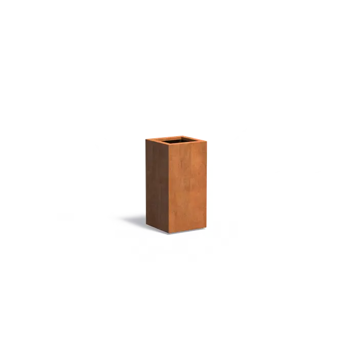 Buitenpotten Carrez standaard - Cortenstaal - vierkant