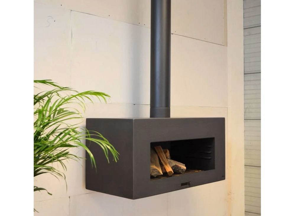 Buitenhaard Enok muur - Corten/Black