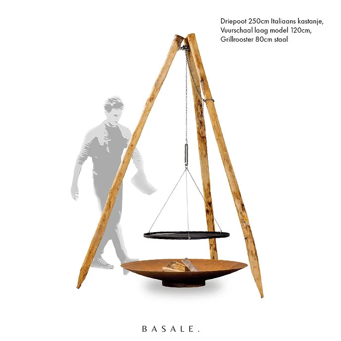 De Houten driepoot XL - 300cm