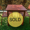 Set Star tafel 70x70 en Star chair x2