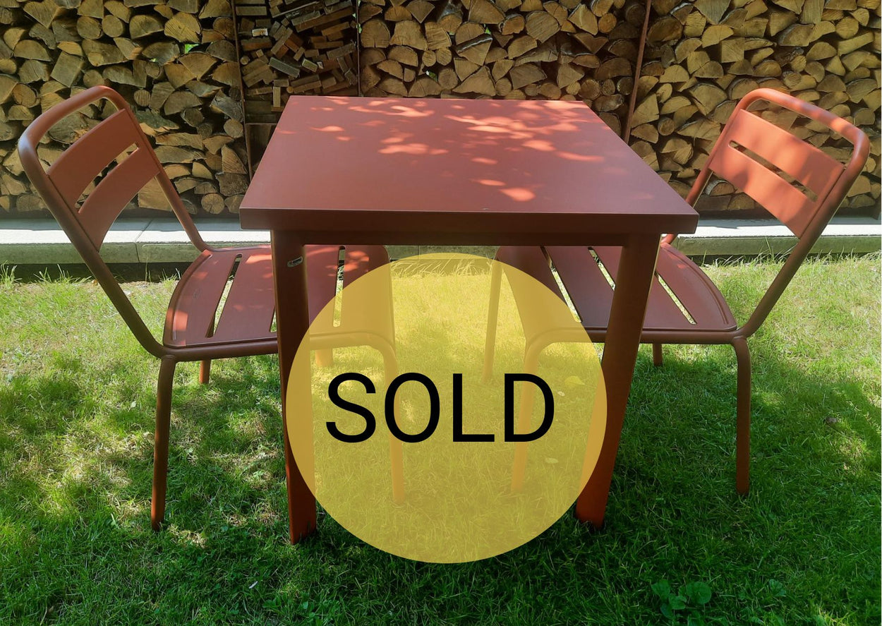 Set Star tafel 70x70 en Star chair x2