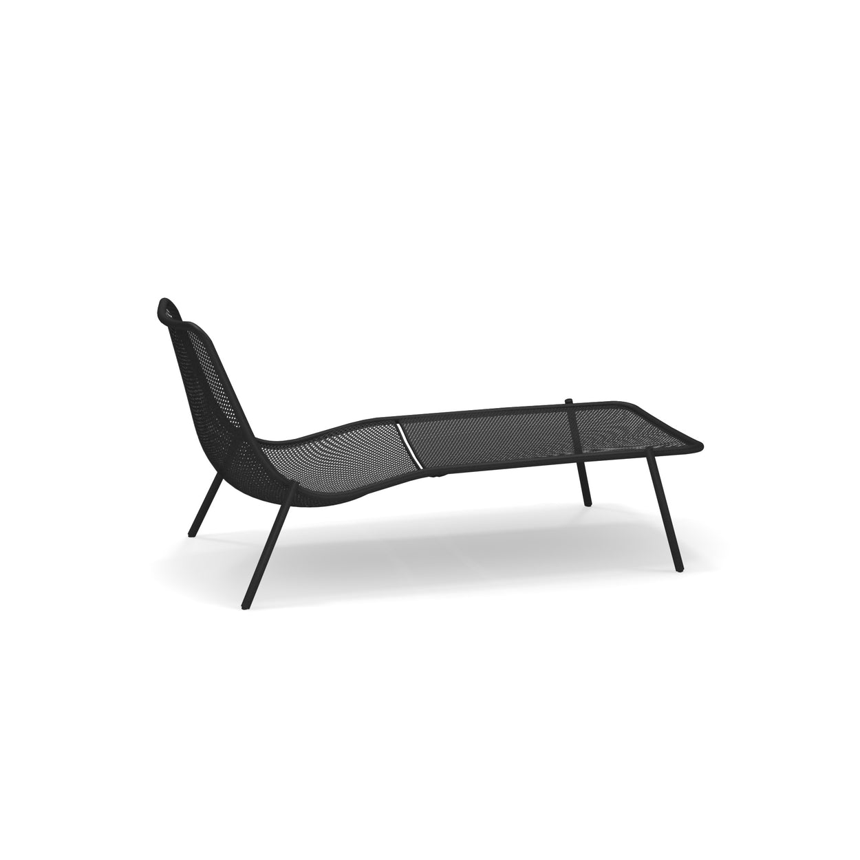 Round Stackable sunbed - Black