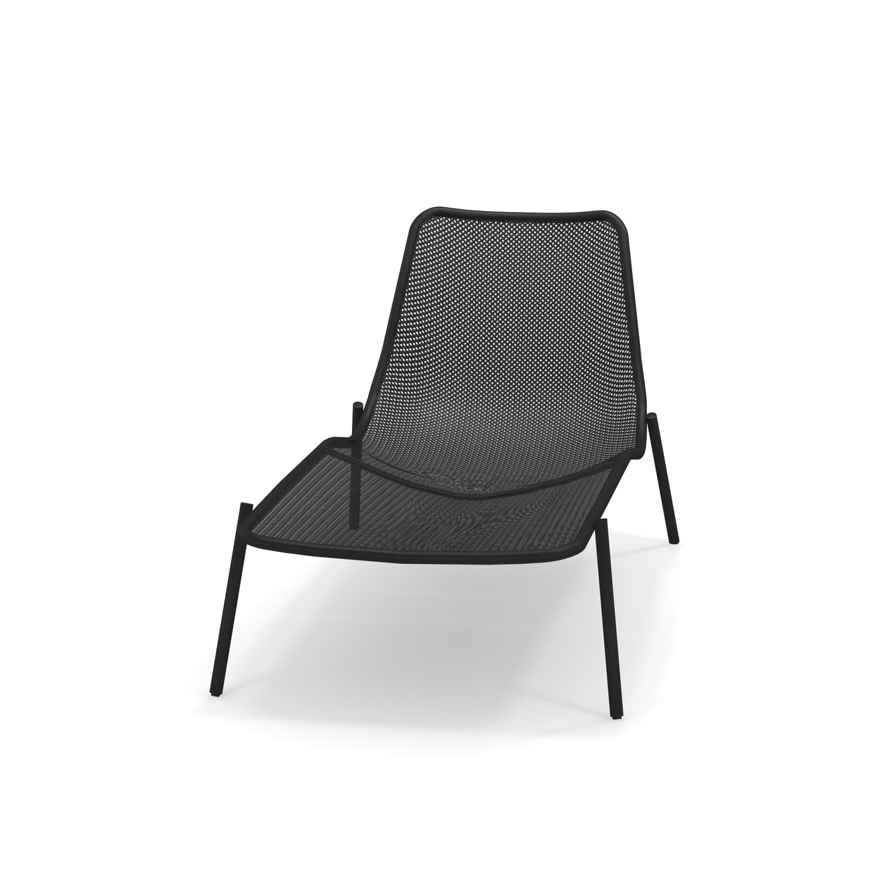 Round Stackable sunbed - Black