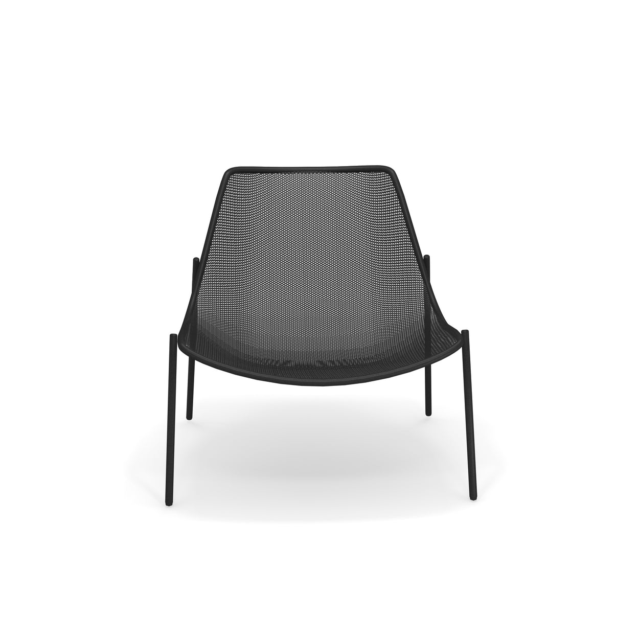 Set Round Lounge chair x2 + Terramare smart table - Black