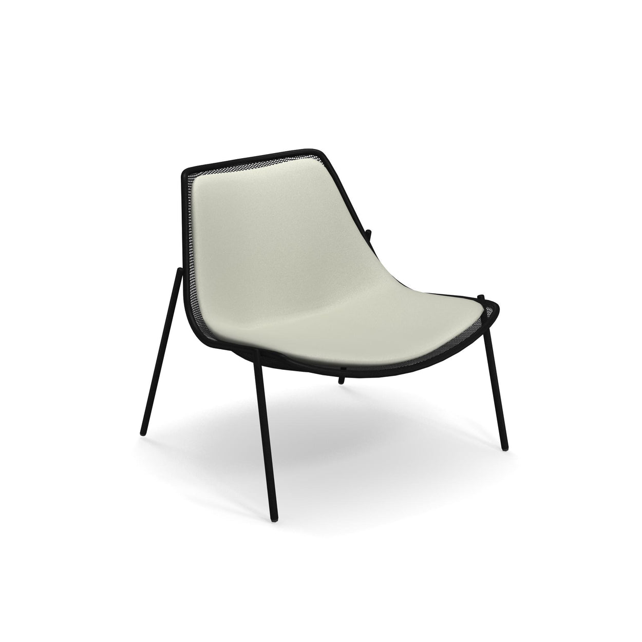 Round Lounge zit- en rugkussen - Grey