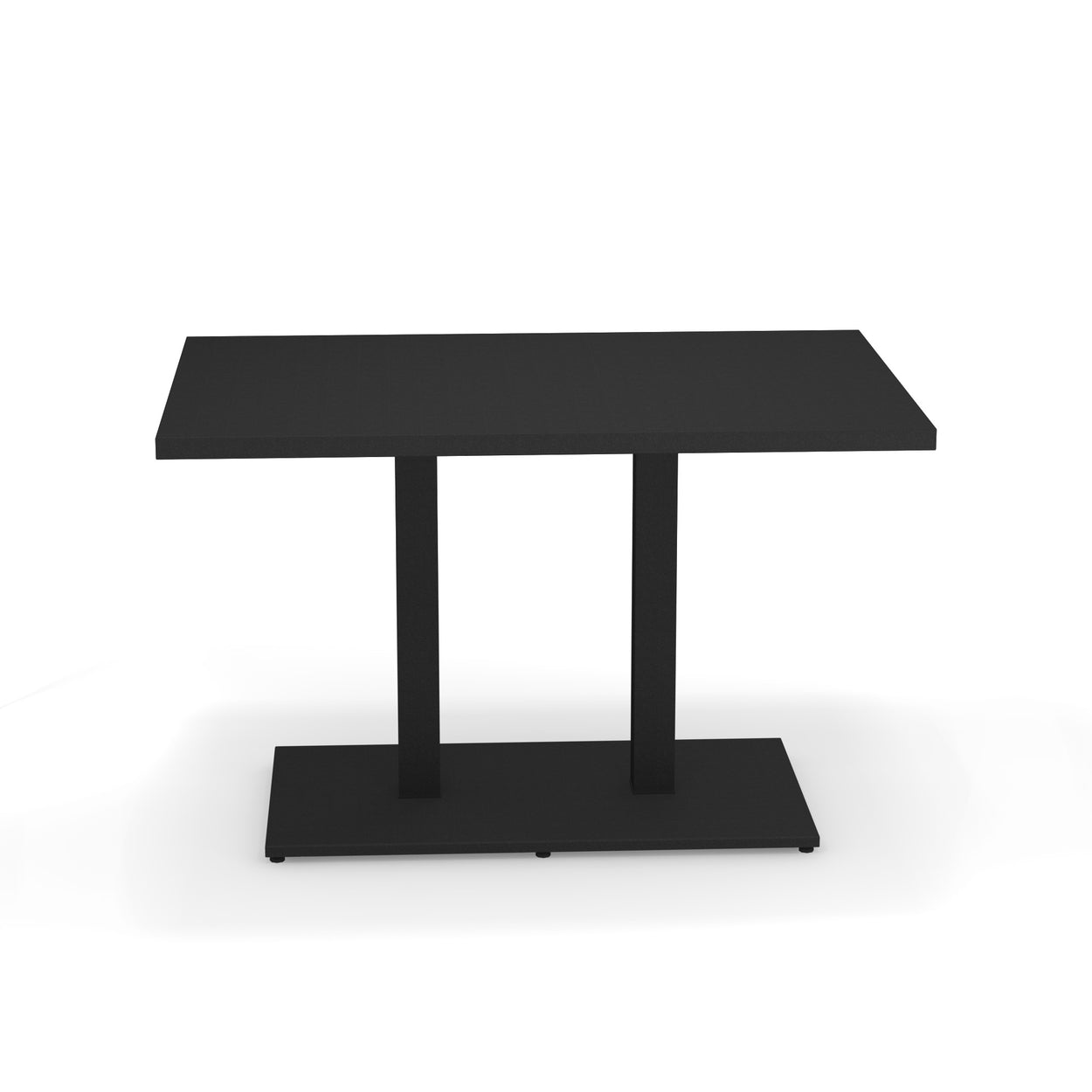 Round tafel 4-seats rechthoekig