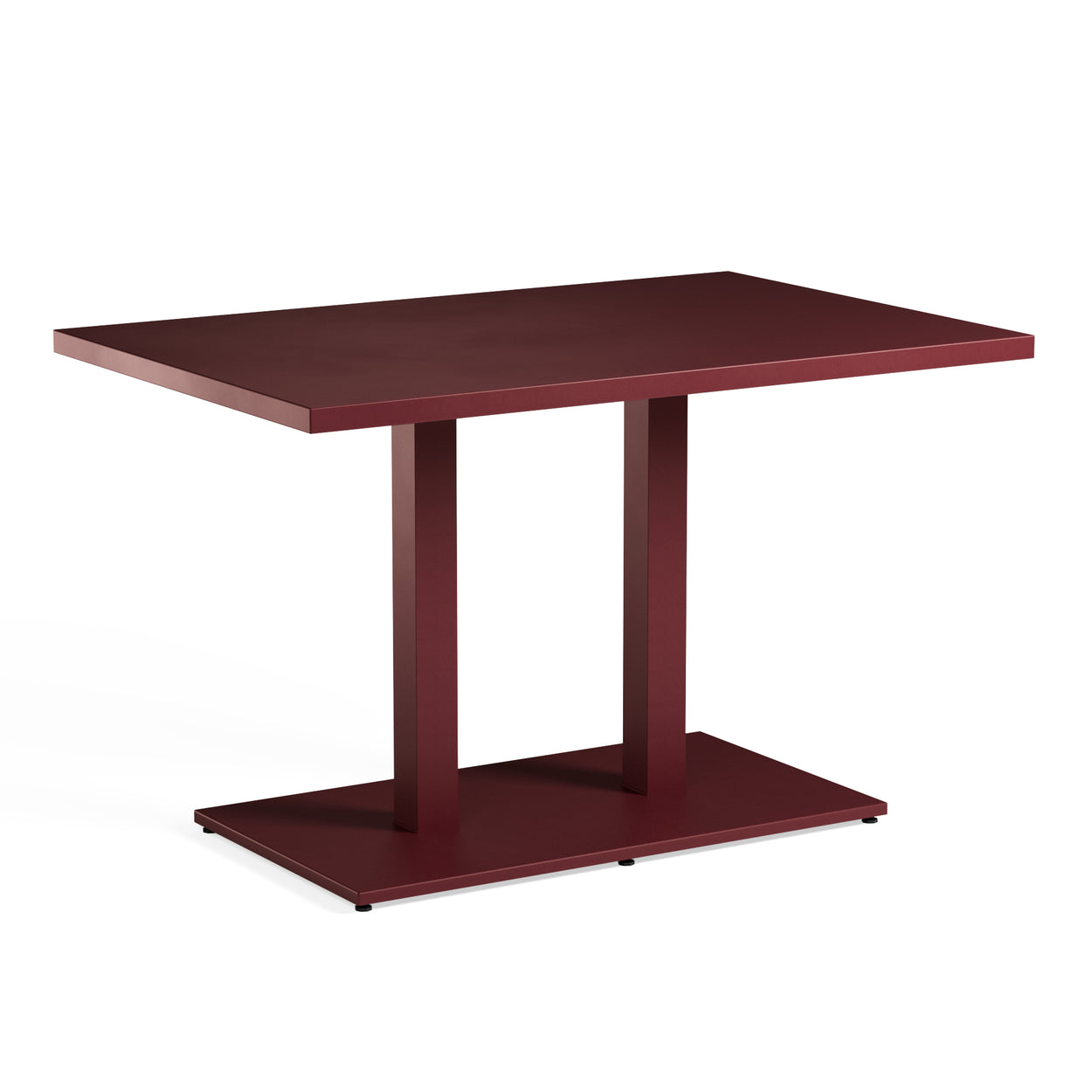 Round tafel 4-seats rechthoekig