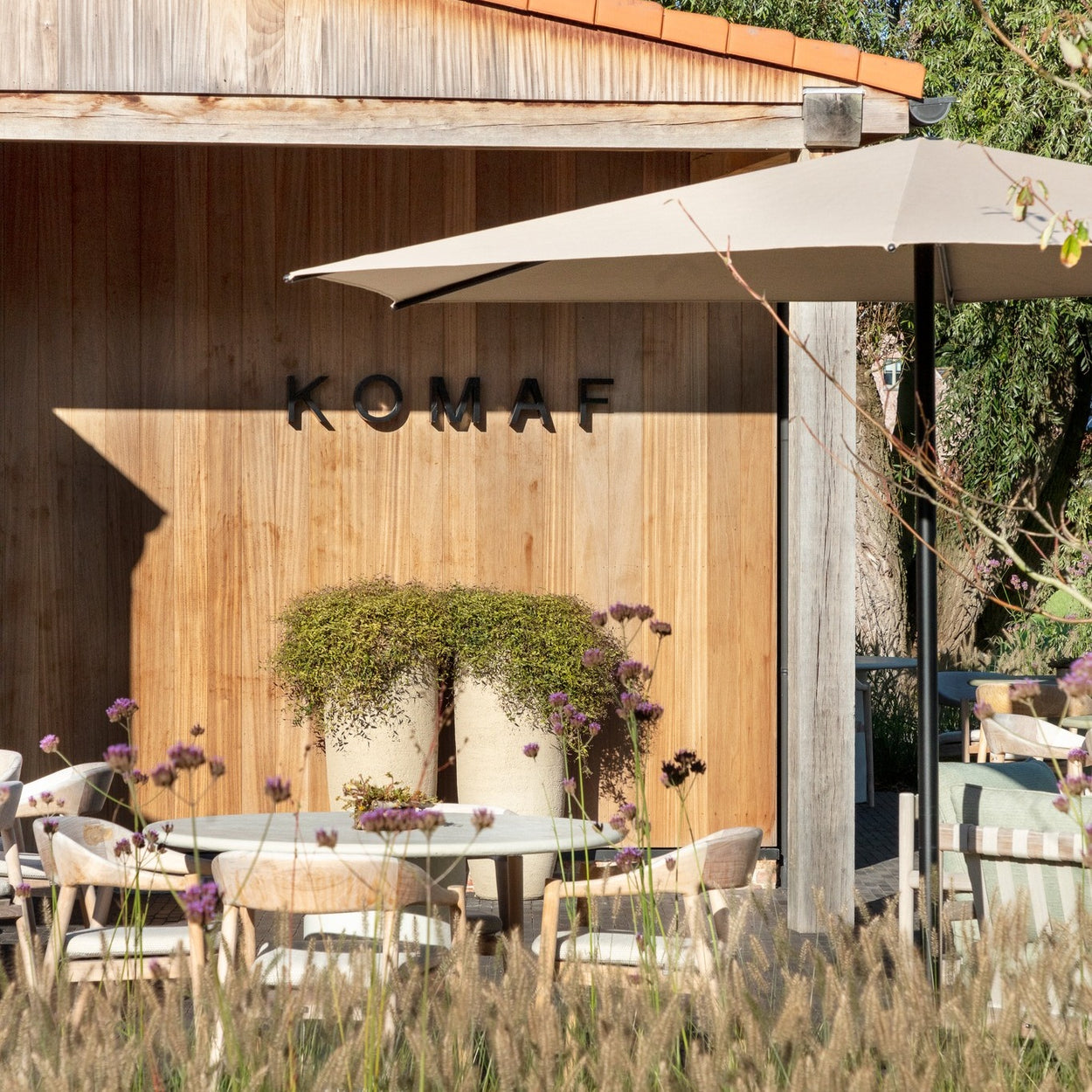 Nata Standaard - stokparasol - Rond