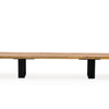 Set Nature dining table en Nature Bench x2 + tapijt