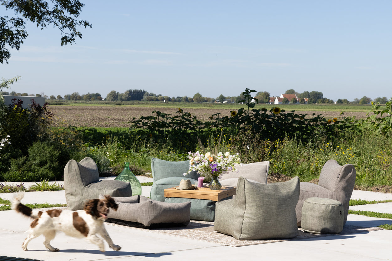 Dotty Poef Small out/indoor - Moss green