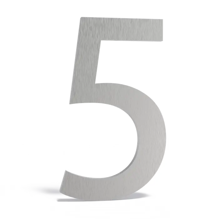 Huisnummers en letters brievenbussen - RVS