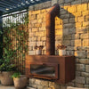 Buitenhaard Enok muur - Corten/Black