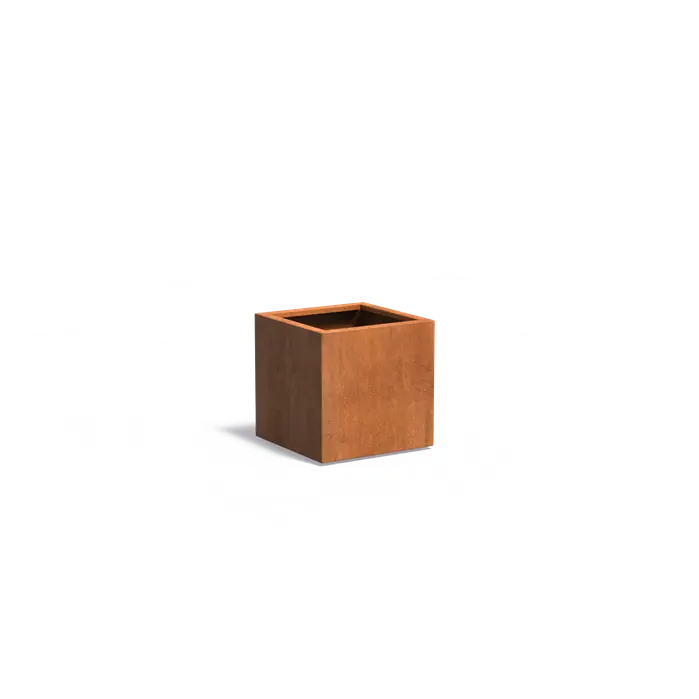 Buitenpotten Carrez standaard - Cortenstaal - vierkant