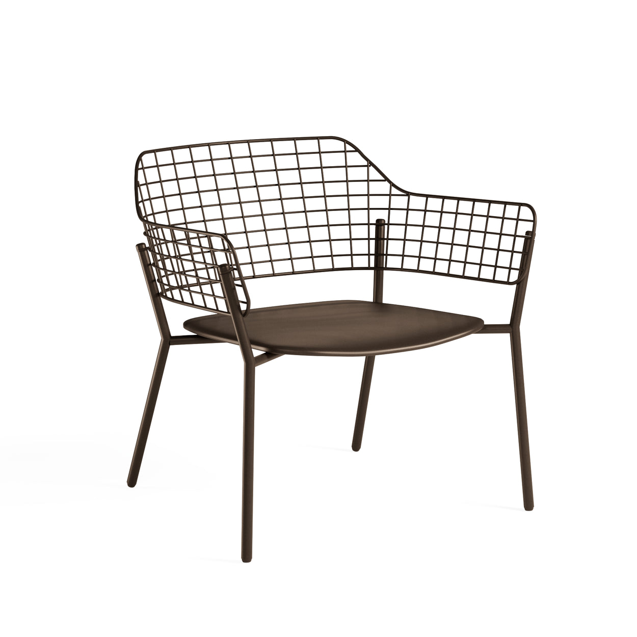 Lyze Lounge chair Aluminium / 2 stuks
