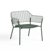 Lyze Lounge chair Aluminium / 2 stuks
