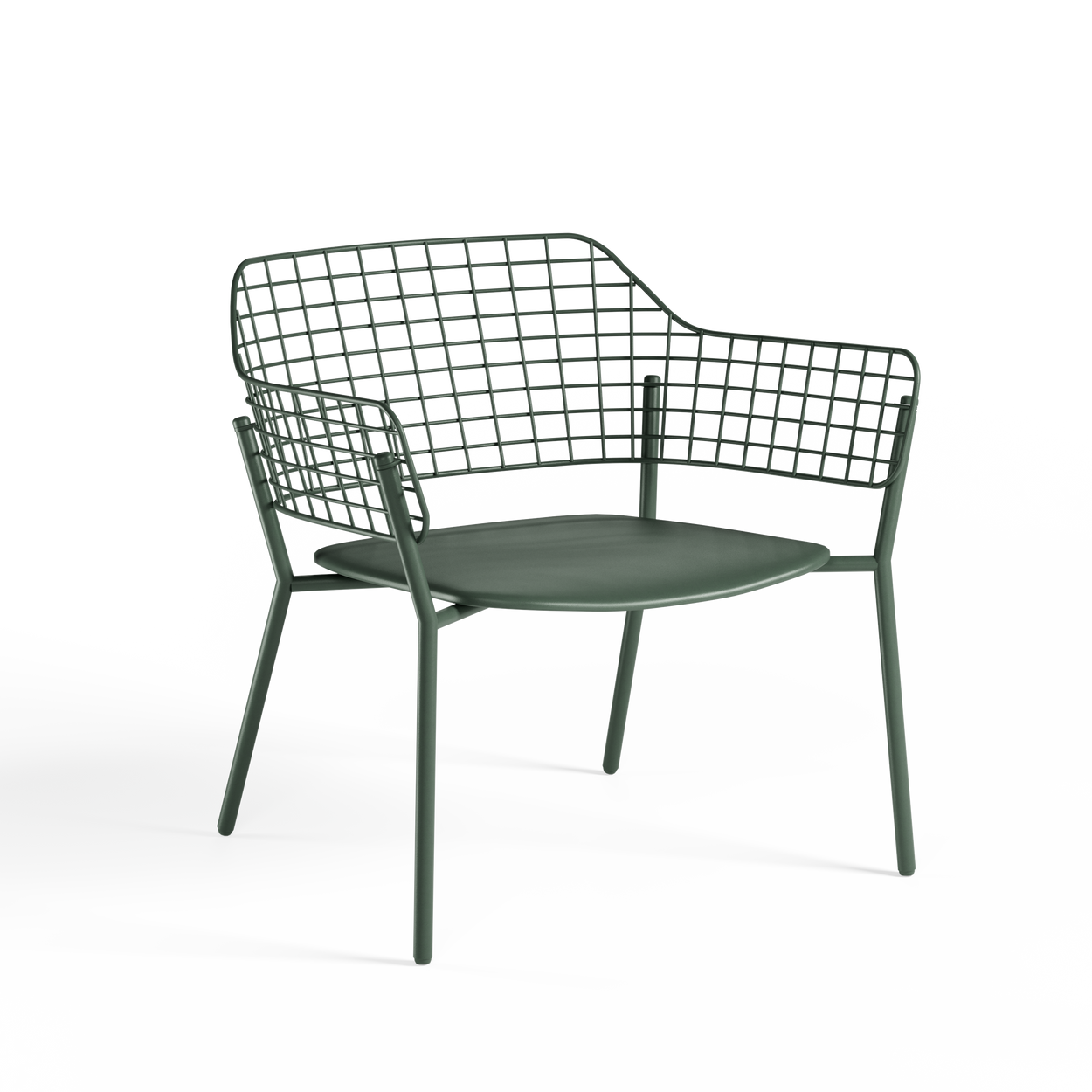 Lyze Lounge chair Aluminium / 2 stuks