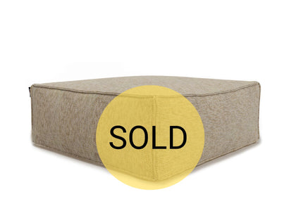 Silky Square poef, Gold out/indoor