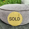 Silky Round pouf, Lilac out/indoor