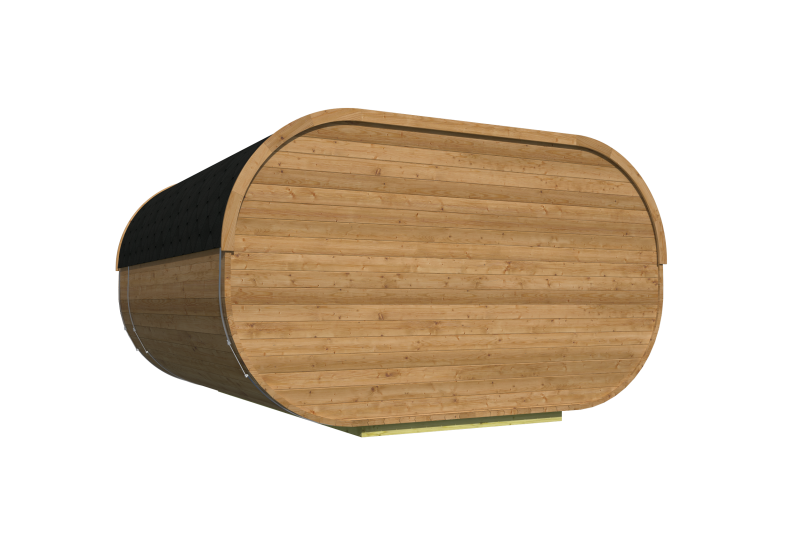 Camping Oval 400cm - Thermowood bouwpakket