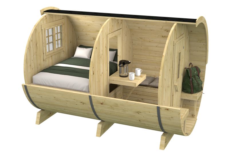 Camping Barrel 330cm bouwpakket