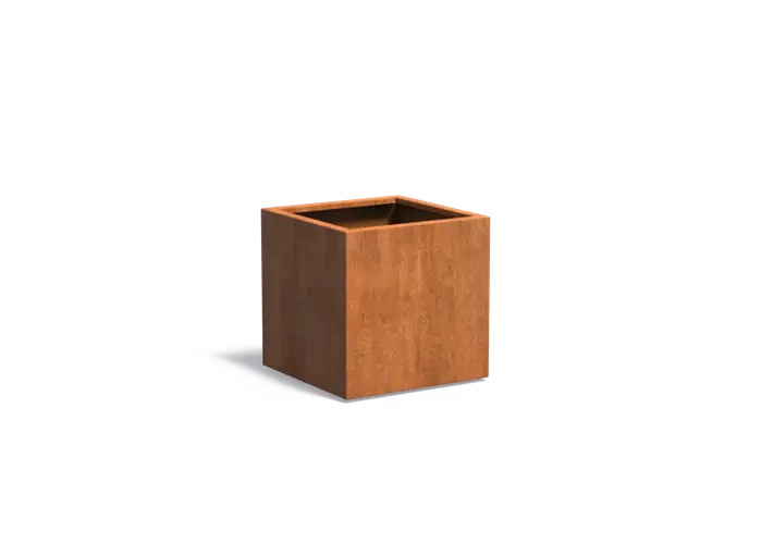 Buitenpotten Carrez standaard - Cortenstaal - vierkant