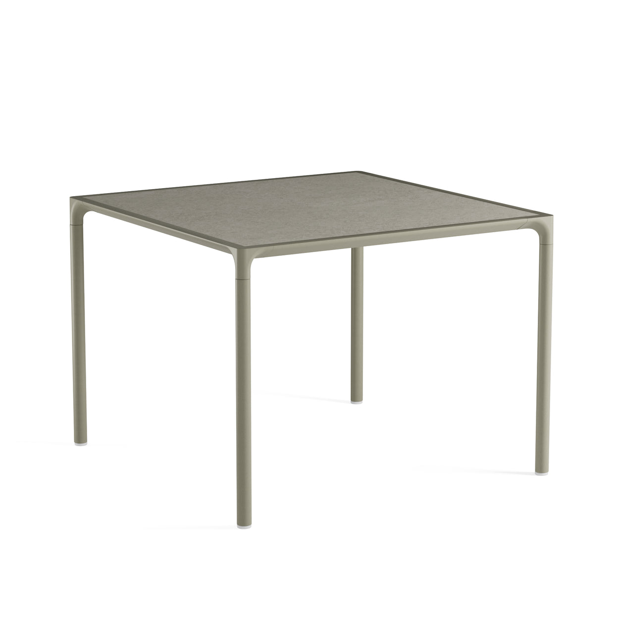 Terramare table - vierkant - Stoneware top - Aluminium - 2 sizes
