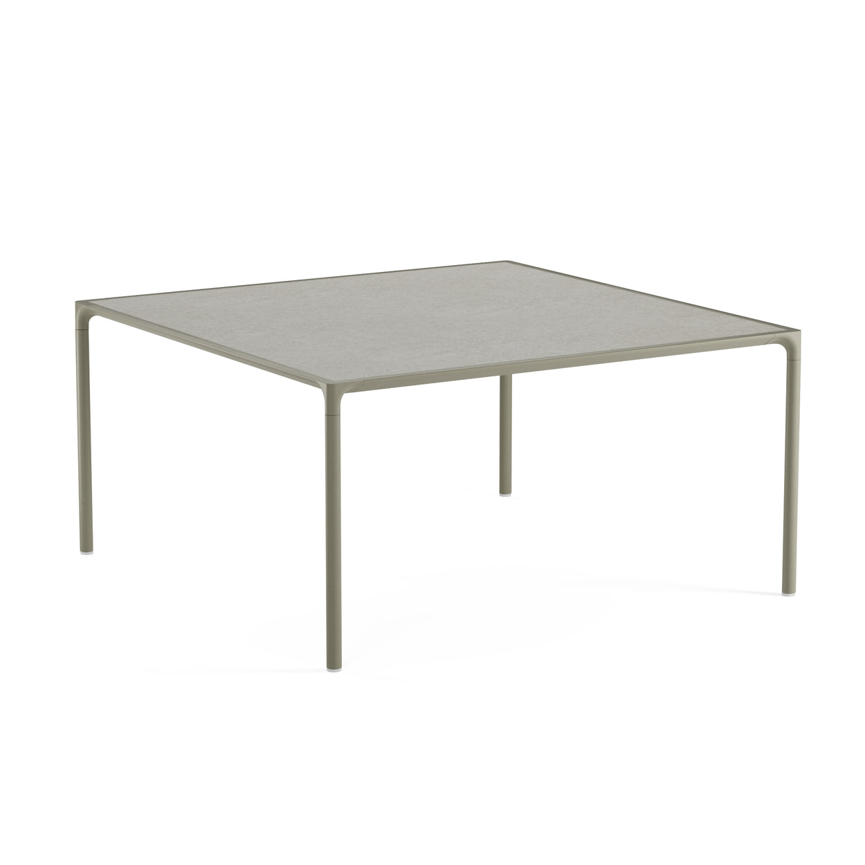 Terramare table - vierkant - Stoneware top - Aluminium - 2 sizes