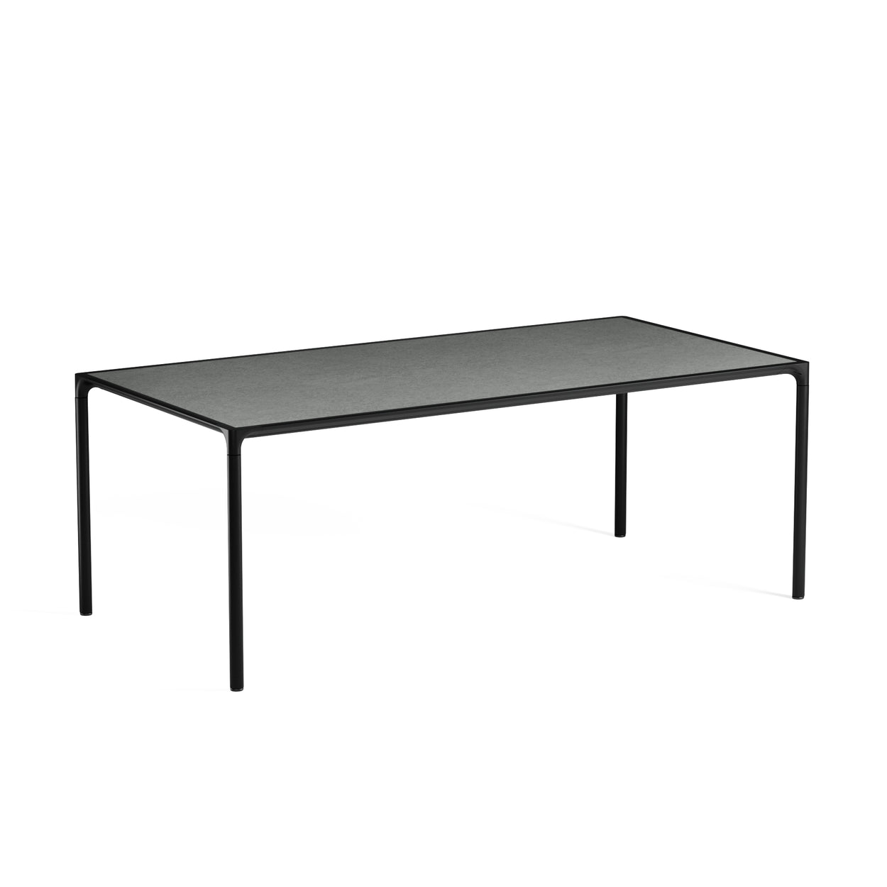 Terramare table - Stoneware top - Aluminium