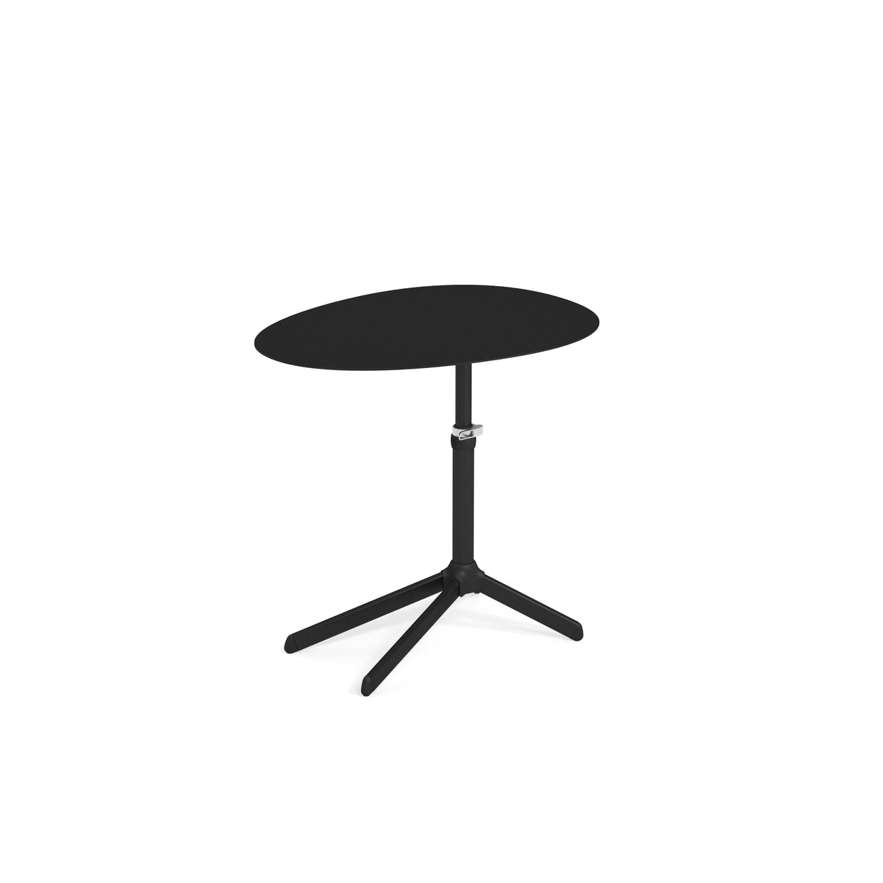 Set Round Lounge chair x2 + Terramare smart table - Black