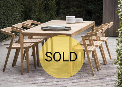 Set Urban Table en Urban Armchair x6
