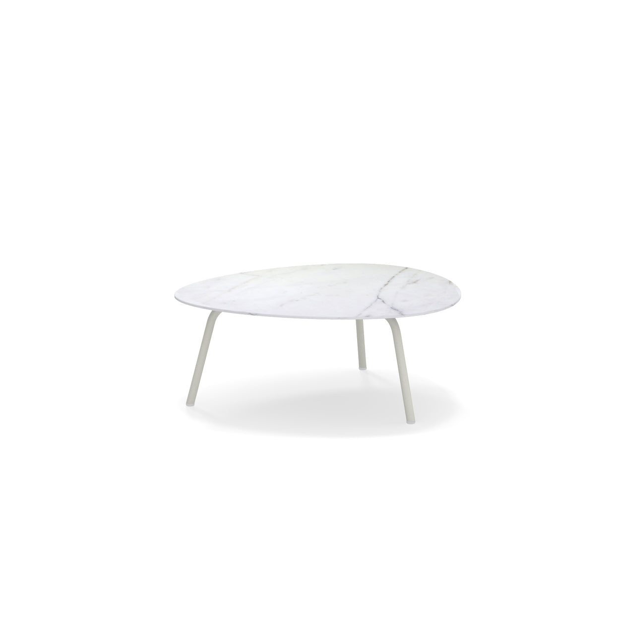 Set Rio R50 Lounge stoel 2 stuks + Terramare Coffee table + zit-en rugkussen - White