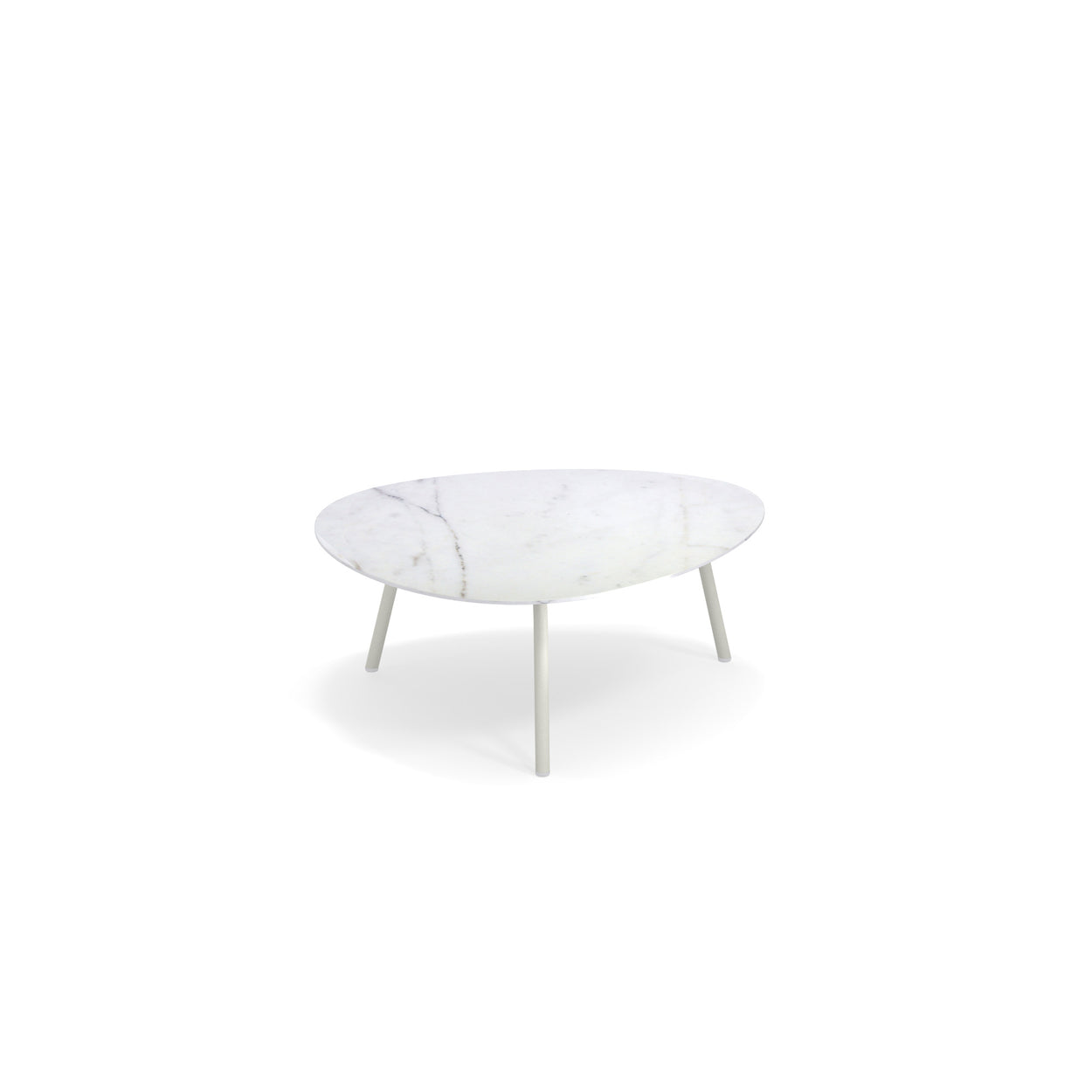Set Rio R50 Lounge stoel 2 stuks + Terramare Coffee table + zit-en rugkussen - White