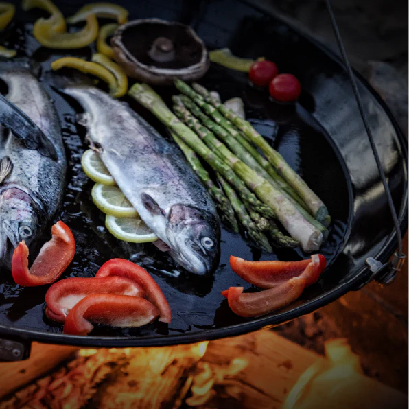 Barbecuepan incl. rvs ophanging