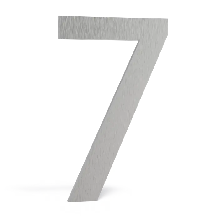 Huisnummers en letters brievenbussen - RVS