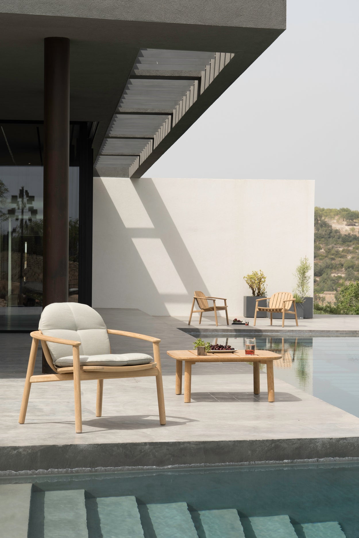 Twins coffee table Teak