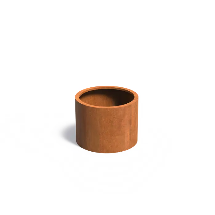Buitenpot Circum zonder bodem - Cortenstaal